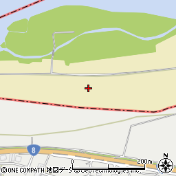 新潟県新潟市南区新飯田206周辺の地図