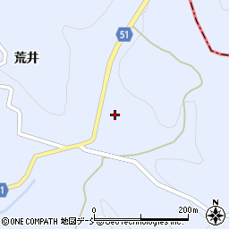 福島県福島市飯野町青木尾和ノ内周辺の地図