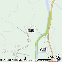 福島県伊達郡川俣町飯坂滝沢周辺の地図