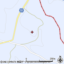 福島県福島市飯野町青木丸森周辺の地図