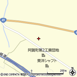 阿賀町消防本部周辺の地図