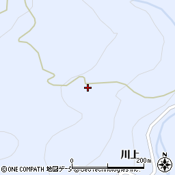 福島県福島市土湯温泉町大笹周辺の地図