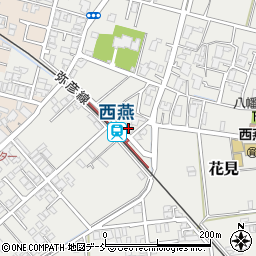 西燕駅周辺の地図