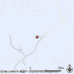 福島県川俣町（伊達郡）小神（二百田）周辺の地図