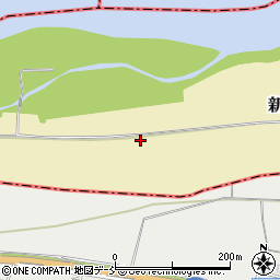 新潟県新潟市南区新飯田214周辺の地図