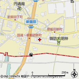 新潟県新潟市南区上新田甲-146周辺の地図