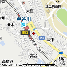ファミリーマート福島福大前店周辺の地図
