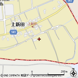 新潟県新潟市南区上新田乙-39周辺の地図