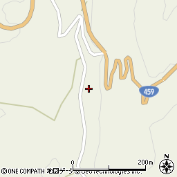 福島県耶麻郡西会津町奥川大字大綱木反口周辺の地図