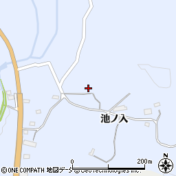 福島県伊達郡川俣町羽田池ノ入3周辺の地図