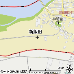 新潟県新潟市南区新飯田416周辺の地図