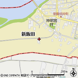 新潟県新潟市南区新飯田405周辺の地図