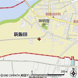 新潟県新潟市南区新飯田401周辺の地図