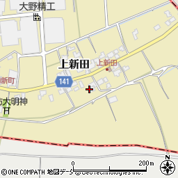 新潟県新潟市南区上新田甲-370周辺の地図