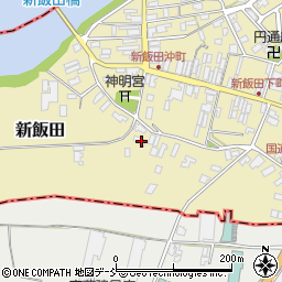 新潟県新潟市南区新飯田393-1周辺の地図