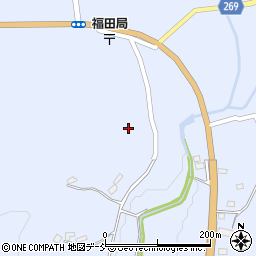福島県川俣町（伊達郡）羽田（新殿内）周辺の地図