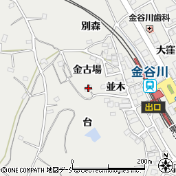 福島県福島市松川町関谷（台）周辺の地図