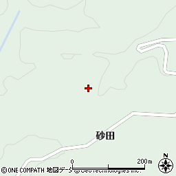 福島県伊達郡川俣町飯坂砂田上周辺の地図