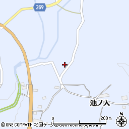 福島県伊達郡川俣町羽田千穂周辺の地図