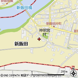 新潟県新潟市南区新飯田670周辺の地図