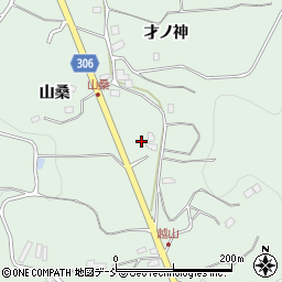 福島県福島市立子山大蔵畑周辺の地図