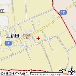 新潟県新潟市南区上新田甲-395周辺の地図