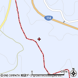 福島県川俣町（伊達郡）羽田（天井）周辺の地図