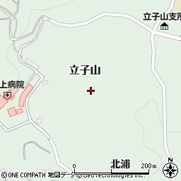 福島県福島市立子山岡窪周辺の地図