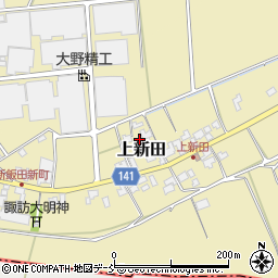 新潟県新潟市南区上新田甲-296周辺の地図