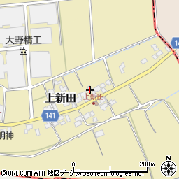 新潟県新潟市南区上新田甲-350周辺の地図