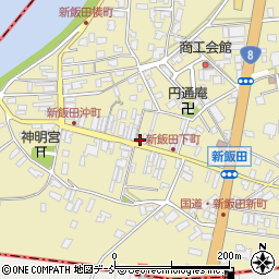 新潟県新潟市南区新飯田871-1周辺の地図