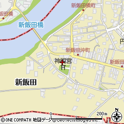 新潟県新潟市南区新飯田711周辺の地図