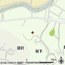 福島県南相馬市鹿島区大内松下周辺の地図