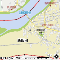 新潟県新潟市南区新飯田677周辺の地図