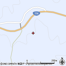 福島県伊達郡川俣町羽田足高森周辺の地図