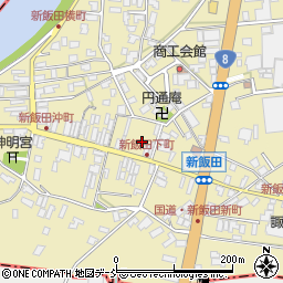 新潟県新潟市南区新飯田885周辺の地図