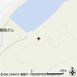 関柴ダム周辺の地図
