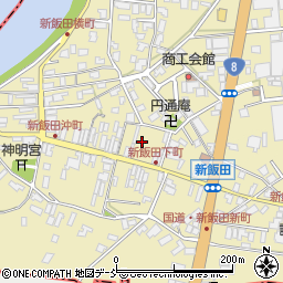 新潟県新潟市南区新飯田879周辺の地図