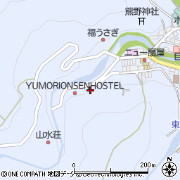 福島県福島市土湯温泉町（堂ノ上）周辺の地図