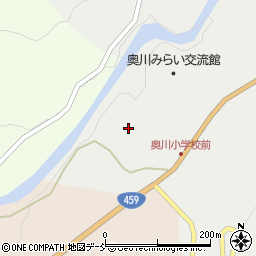 福島県西会津町（耶麻郡）奥川大字飯里（窪）周辺の地図