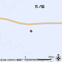 福島県伊達郡川俣町羽田宮ノ脇前周辺の地図