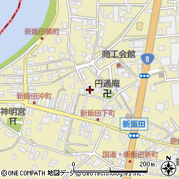 新潟県新潟市南区新飯田2589-1周辺の地図