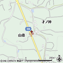 福島県福島市立子山山桑周辺の地図