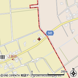 新潟県新潟市南区上新田甲-415周辺の地図