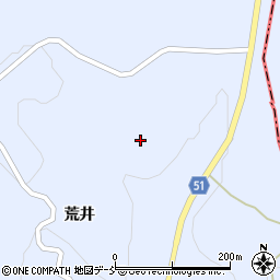 福島県福島市飯野町青木曲屋周辺の地図