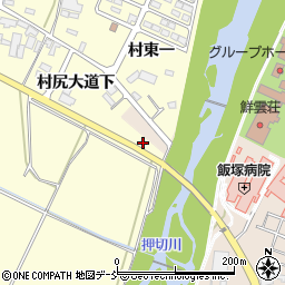 福島県喜多方市上三宮町上三宮東原周辺の地図