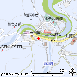 福島県福島市土湯温泉町下ノ町10周辺の地図