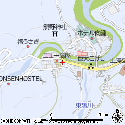 福島県福島市土湯温泉町下ノ町15周辺の地図