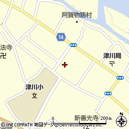 津川商工会周辺の地図
