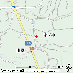 福島県福島市立子山才ノ神周辺の地図